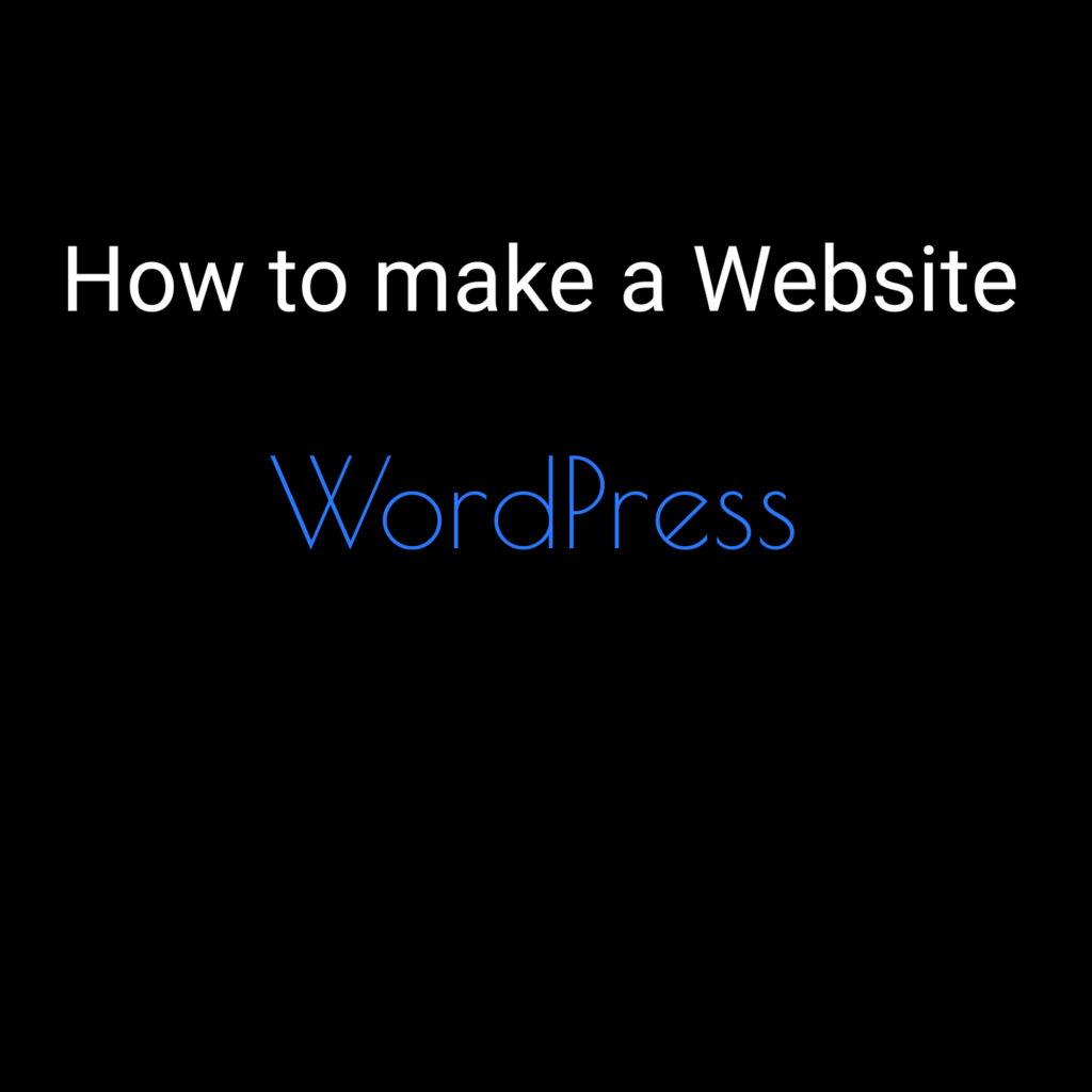 How to make a website